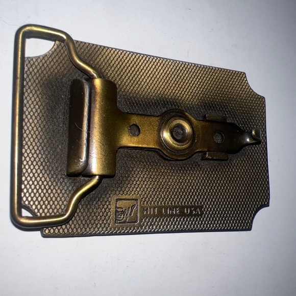 Vintage * Safe Driving Award * Public Services * Brass Belt Buckle - Made in USA - Picture 3 of 5